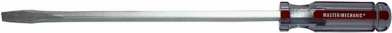 3/8" X 12" Square Slotted Keystone Screwdriver - Master Mechanic