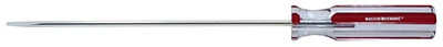 1/8 X 6 Inch Round Slotted Cabinet Screwdriver With Ergonomic Handle