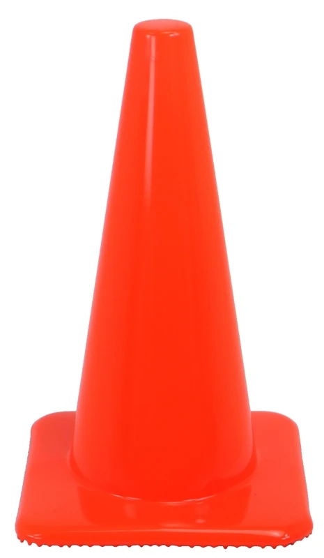 28-inch Orange Traffic Safety Cone - High Visibility, Durable Design