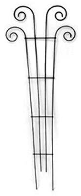 Wave Design Garden Pot Trellis, Green Steel, 48 Inches by 16 Inches