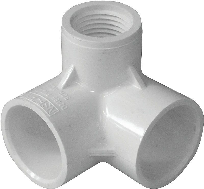 235036 Side Outlet Elbow, 1 X 1 X 1/2 In, Pvc, Sch 40, 450 Psi