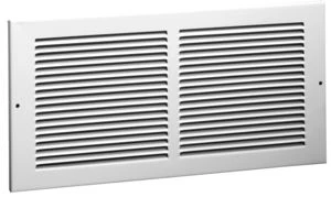 12x4 Return Air Grill And White Sidewall Grill For Hvac Systems