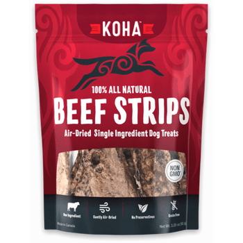 Air Dried Beef Strips 3.25 Ounce - Gluten Free Dog Treats