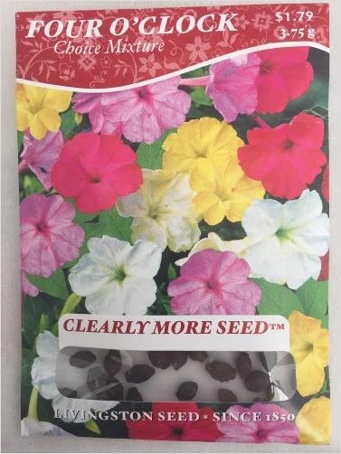 Four O'clock Choice Flower Seeds - Vibrant Colors For Your Garden