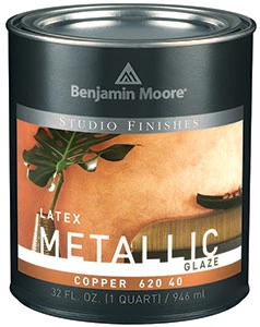 Quart Metallic Glaze Copper - Studio Metallic Glaze For Faux Finishing