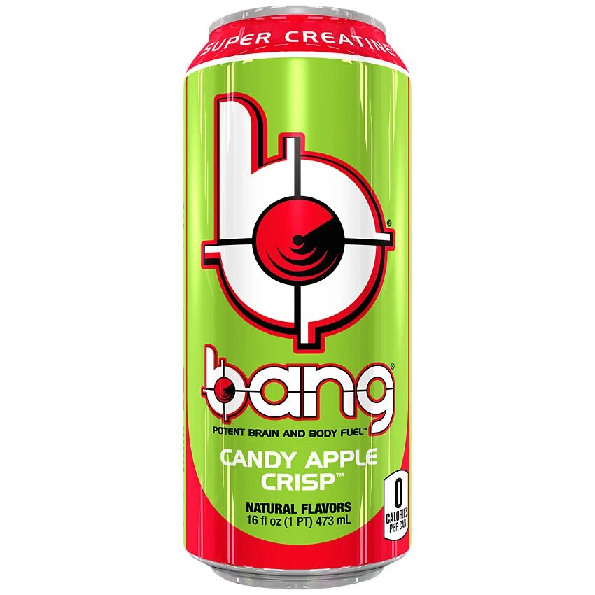 Candy Apple Crisp 16 Ounce Can - Refreshing Energy Drink