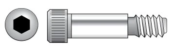 1/4" X 1" Socket Shoulder Screw - Model 374-d