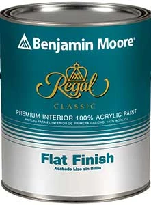 Regal Classic Flat Black Interior Paint Quart - Premium Quality Finish