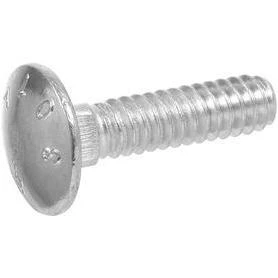 10-pound Zinc-plated Carriage Bolts 1/4-inch-20 X 4-inch