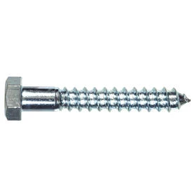 10 Lb 1/4-in X 1-in Zinc-plated Lag Bolts - Heavy Duty Fasteners