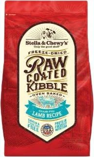 860265 3.5 Pounds Raw Coated Lamb Recipe Dry Dog Food For Dogs