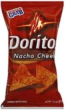 Nacho Cheese Chips - 2.875 Ounces Of Crunchy Flavor