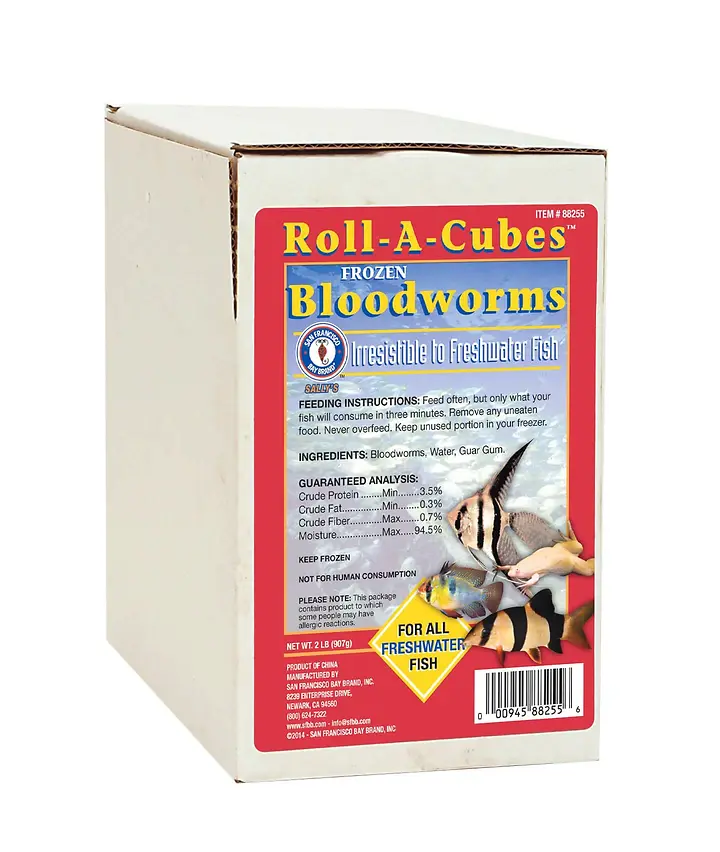 SFB FROZEN BLOODWORM 16CT CUBE