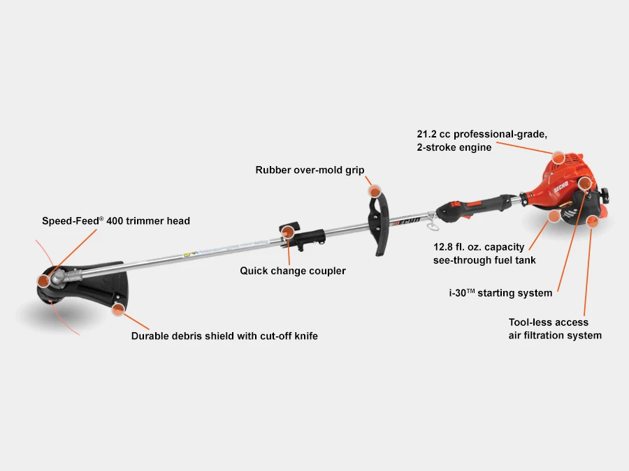 ECHO PAS-225SB HEAD AND TRIMMER