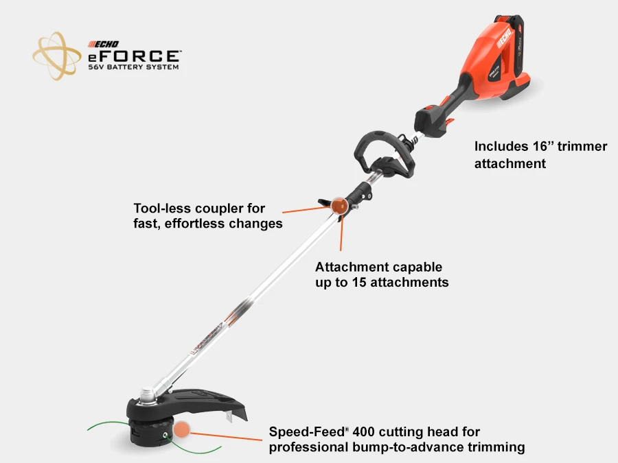 ECHO eForce 56V PAS TRIMMER w/ 2.5AH Battery