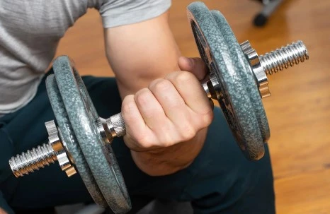 14" DUMBBELL WITH THREAD