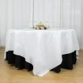 90"x90" WHITE SQUARE TABLECLOTH