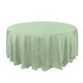 132" RND SAGE TABLECLOTH