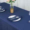 90"X156" NAVY BANQUET TABLECLOTH