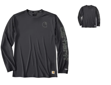 Carhartt Force Sun Defender 106164-STL-LR LW Lgo LS T