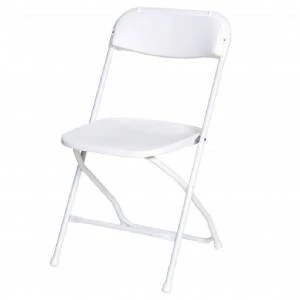 Chair, White Folding