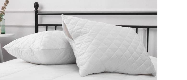 QUILTED QUEEN PILLOW PROTECTOR