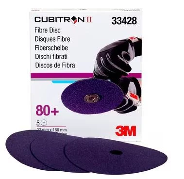 Cubitron Ii 7 In. X 7/8 In. 80+ Abrasive Fibre Disc - Model 33428