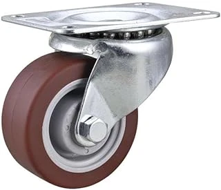 Projex 3 in. D Swivel Hard Rubber Rigid Caster 210 lb 1 pk