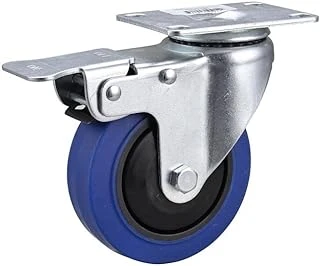 Projex 4 in. D Swivel Soft Rubber Caster 265 lb 1 pk