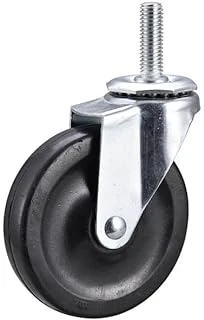 Projex 4 in. D Swivel Soft Rubber Caster 115 lb 1 pk