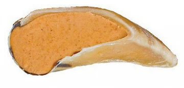 Redbarn Dog Treats Beef and Peanut Butter Bone Hoof For Dog 4 in. 1 pk