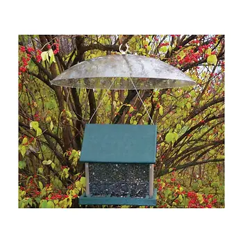 20 Inch Hanging Baffle - Clear Polymer Dome For Bird Feeders