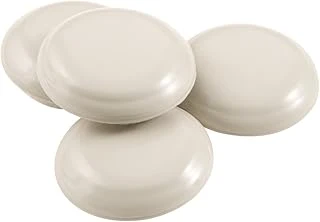 SLIDERS RND WHT 1-1/4"W