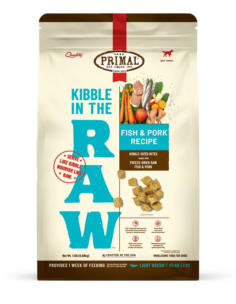 ANIMAL SUPPLY INC Primal Kibble In The Raw Freeze-Dried Dog ANIMAL SUPPLY INC Primal Kibble In The Raw Freeze-Dried Dog