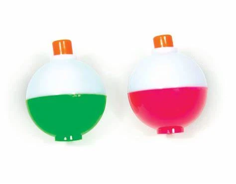 Snap-on Float Bobber Assortment - 12 Pieces In Pink, White & Green
