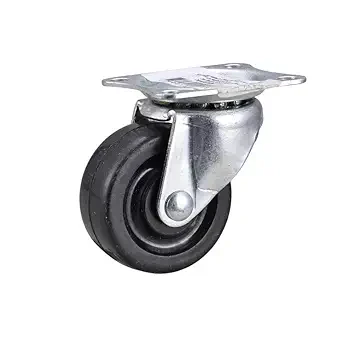 Projex 1-1/2 in. D Swivel Soft Rubber Caster 40 lb 1 pk