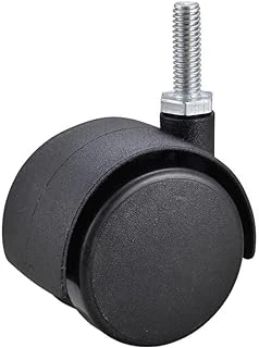 Projex 2 in. D Swivel Plastic Twin Caster 75 lb 1 pk