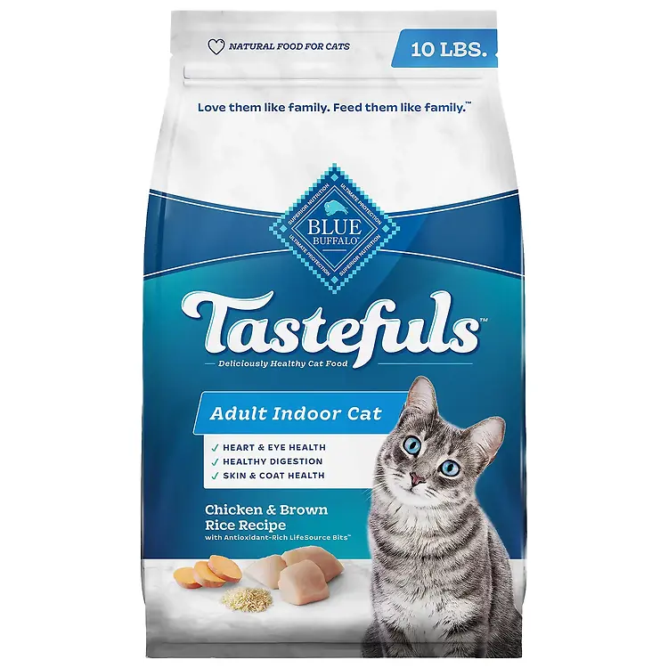 Indoor Health Dry Cat Food with Chicken and Rice Flavor, 15 Pounds Bag