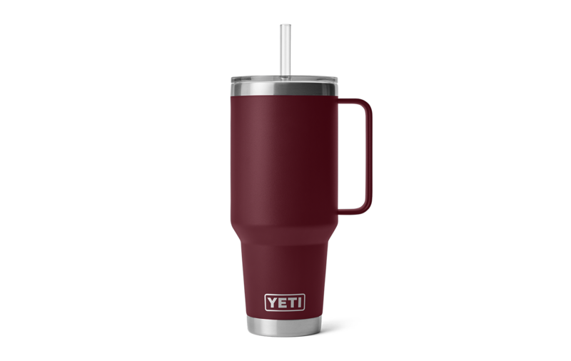 Rambler 42 oz Straw Mug WV Red