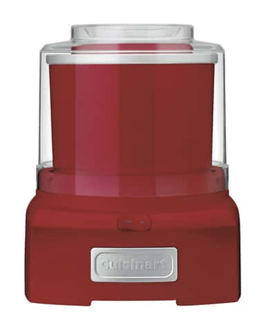 Cuisinart Red 1.5 Quart Ice Cream, Frozen Yogurt & Sorbet Maker