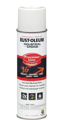 Rust-Oleum Industrial Choice White 17 Oz. Inverted Marking Spray Paint