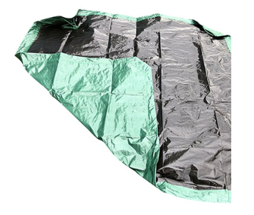 YARD TARP BLK/GRN 8X8'