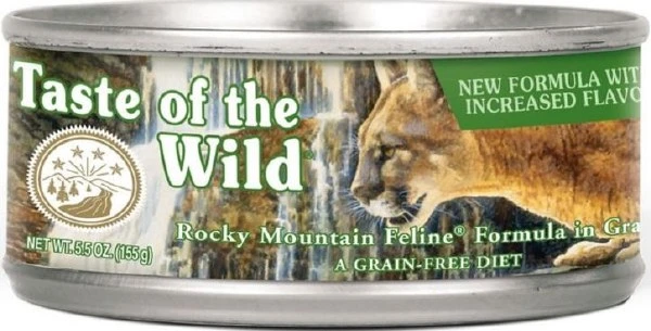 Grain Free Cat Food, Roasted Venison & Smoked Salmon, 3-oz. Can