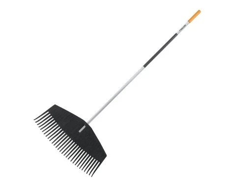 Fiskars 67 In. 29-tine Poly Leaf Rake With Aluminum Handle
