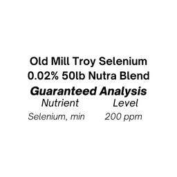ORGANIC SELENIUM 50 LB.