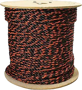 Koch Industries 3/8 in. D X 400 ft. L Black/Orange Twisted Poly Truck Rope