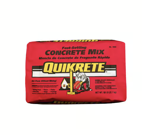 Quikrete Fast Setting Concrete Mix 50 lb Gray