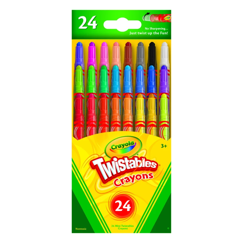 CRAYOLA TWISTABLE CRAYONS 24CT