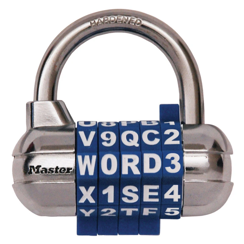 2-1/2 In. Steel Combination Padlock With 5 Dials - Model 1534d