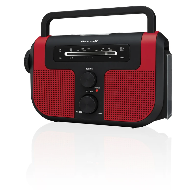 Wr383r Weatherband Am/fm Radio With Flashlight, Lantern & Usb Charger